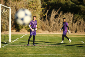 تمرین تیم فوتبال سپاهان پیش دیدار با آخال ترکمنستان