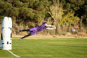 تمرین تیم فوتبال سپاهان پیش دیدار با آخال ترکمنستان