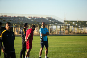 تمرین تیم فوتبال سپاهان پیش دیدار با آخال ترکمنستان