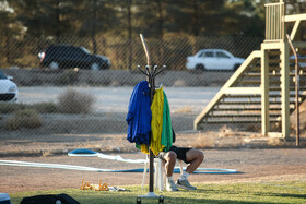 تمرین تیم فوتبال سپاهان پیش دیدار با آخال ترکمنستان