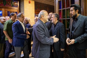 عباس آخوندی در مراسم ترحیم سیدمحمد تاج‌زاده