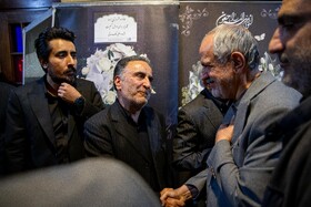 احمد مسجد جامعی در مراسم ترحیم سیدمحمد تاج‌زاده