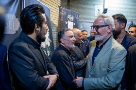 محمدرضا خاتمی در مراسم ترحیم سیدمحمد تاج‌زاده