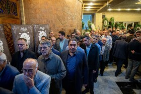 مراسم ترحیم سیدمحمد تاج‌زاده