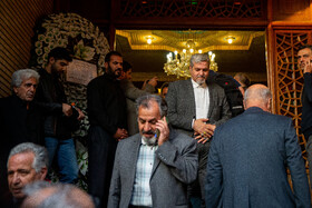 مصطفی کواکبیان در مراسم ترحیم سیدمحمد تاج‌زاده