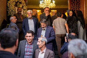 عمادالدین باقی در مراسم ترحیم سیدمحمد تاج‌زاده