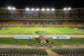 تمرین تیم فوتبال آخال ترکمنستان پیش دیدار با سپاهان ایران