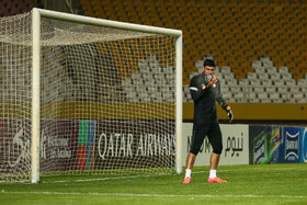 تمرین تیم فوتبال آخال ترکمنستان پیش دیدار با سپاهان ایران