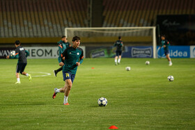 تمرین تیم فوتبال آخال ترکمنستان پیش دیدار با سپاهان ایران