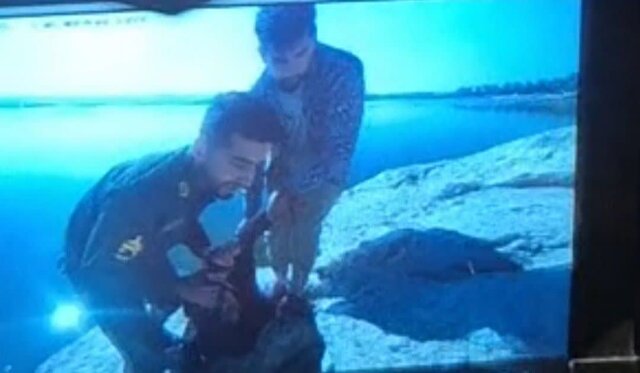 نجات جان دختر جوان در دریاچه شورابیل توسط پلیس اردبیل