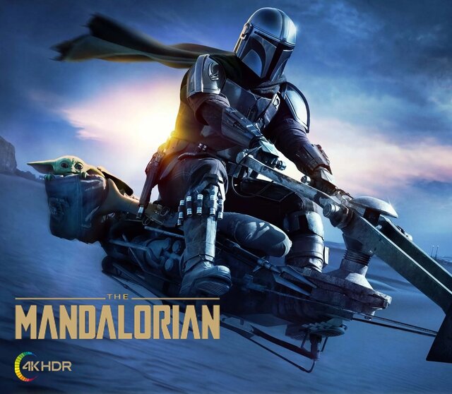 سریال «مندلورین» با کیفیت 4K-HDR از تلویزیون پخش می‌شود