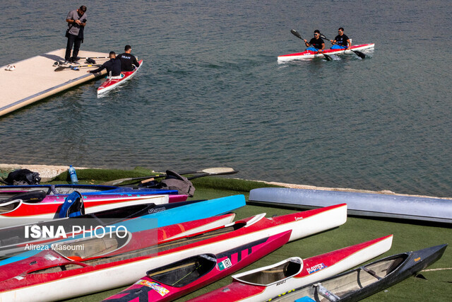 عکس تزئینی است برگزاری اردوی تیم ملی روئینگ در سد گلابر ایجرود