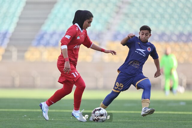 عکس آرشیوی است شکست دختران پرسپولیس در آغاز دور برگشت
