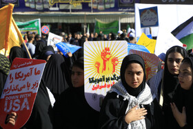 راهپیمایی گرامیداشت روز ۱۳ آبان ـ بیرجند