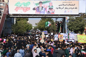 راهپیمایی گرامیداشت روز ۱۳ آبان - سمنان
