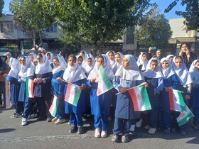 راهپیمایی گرامیداشت روز ۱۳ آبان - سمنان
