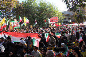 راهپیمایی گرامیداشت روز ۱۳ آبان - گرگان