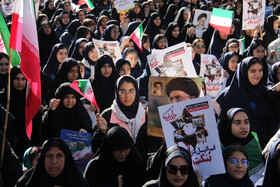 راهپیمایی گرامیداشت روز ۱۳ آبان - گرگان