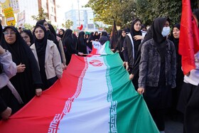 راهپیمایی گرامیداشت روز ۱۳ آبان - بابل