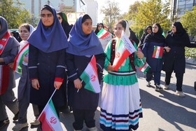 راهپیمایی گرامیداشت روز ۱۳ آبان - بابل