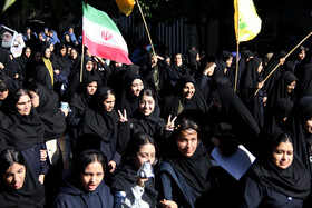 راهپیمایی گرامیداشت روز ۱۳ آبان - گرگان