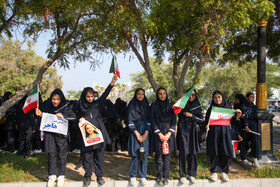 راهپیمایی گرامیداشت روز ۱۳ آبان - کیش