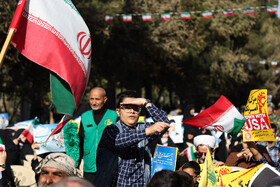 راهپیمایی گرامیداشت روز ۱۳ آبان - کاشان