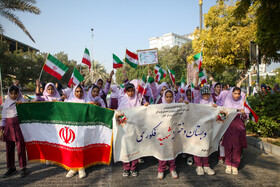 راهپیمایی گرامیداشت روز ۱۳ آبان - کیش