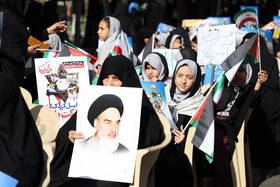 راهپیمایی گرامیداشت روز ۱۳ آبان - کاشان