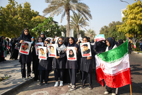 راهپیمایی گرامیداشت روز ۱۳ آبان - کیش