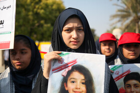 راهپیمایی گرامیداشت روز ۱۳ آبان - کیش