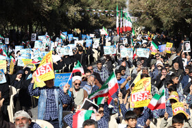 راهپیمایی گرامیداشت روز ۱۳ آبان - کاشان