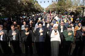 راهپیمایی گرامیداشت روز ۱۳ آبان - کاشان