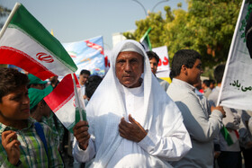 راهپیمایی گرامیداشت روز ۱۳ آبان - کیش