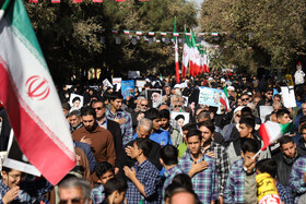 راهپیمایی گرامیداشت روز ۱۳ آبان - کاشان