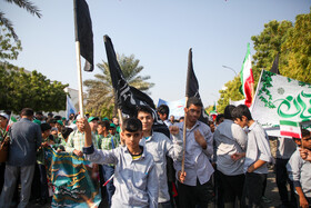 راهپیمایی گرامیداشت روز ۱۳ آبان - کیش