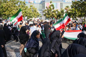 راهپیمایی گرامیداشت روز ۱۳ آبان - کیش