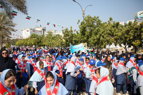 راهپیمایی گرامیداشت روز ۱۳ آبان - کیش