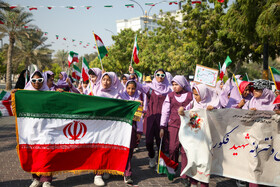 راهپیمایی گرامیداشت روز ۱۳ آبان - کیش