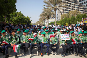 راهپیمایی گرامیداشت روز ۱۳ آبان - کیش