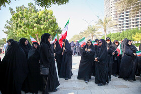 راهپیمایی گرامیداشت روز ۱۳ آبان - کیش