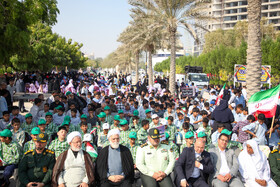 راهپیمایی گرامیداشت روز ۱۳ آبان - کیش