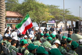 راهپیمایی گرامیداشت روز ۱۳ آبان - کیش