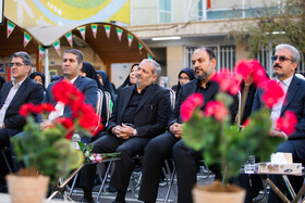 علیرضا کاظمی، وزیر آموزش و پرورش در مراسم زنگ «استکبار ستیزی»