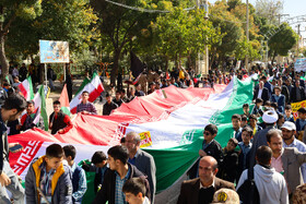 راهپیمایی گرامیداشت روز ۱۳ آبان - شهرکرد