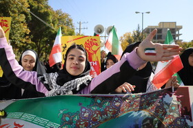 راهپیمایی گرامیداشت روز ۱۳ آبان - شهرکرد