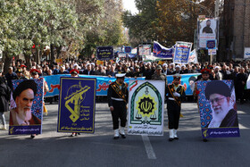 راهپیمایی گرامیداشت روز ۱۳ آبان - اهر