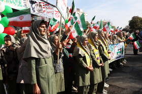 راهپیمایی گرامیداشت روز ۱۳ آبان - اهر