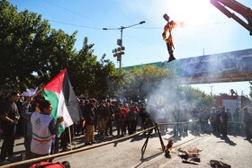 راهپیمایی گرامیداشت روز ۱۳ آبان - بجنورد