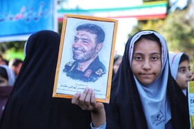 راهپیمایی گرامیداشت روز ۱۳ آبان - بجنورد